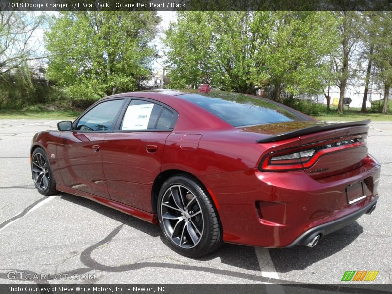 Octane Red Pearl / Black 2018 Dodge Charger R/T Scat Pack