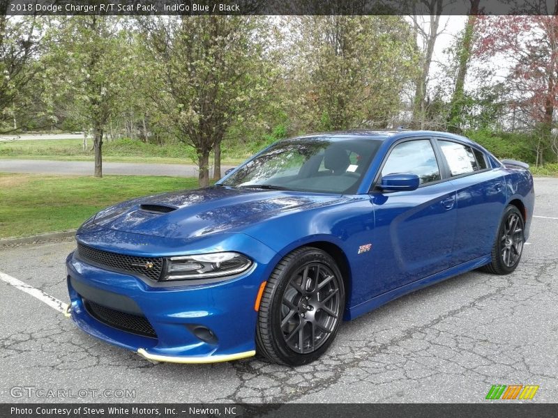 IndiGo Blue / Black 2018 Dodge Charger R/T Scat Pack