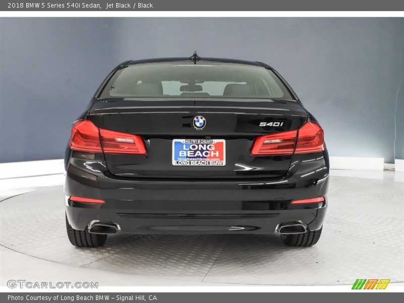 Jet Black / Black 2018 BMW 5 Series 540i Sedan