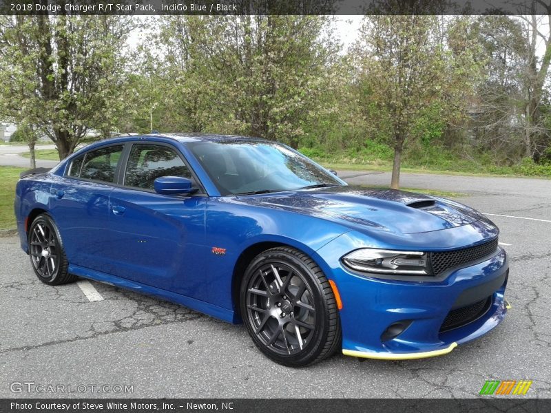 IndiGo Blue / Black 2018 Dodge Charger R/T Scat Pack