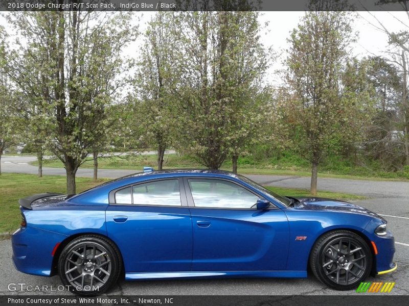 IndiGo Blue / Black 2018 Dodge Charger R/T Scat Pack