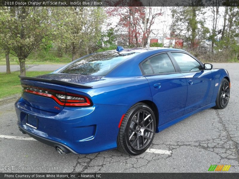IndiGo Blue / Black 2018 Dodge Charger R/T Scat Pack