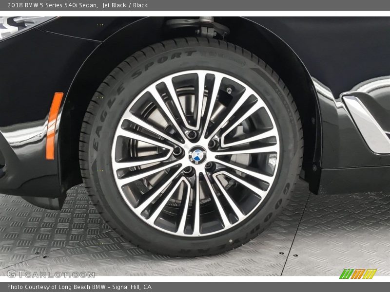 Jet Black / Black 2018 BMW 5 Series 540i Sedan