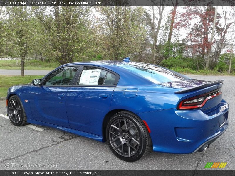 IndiGo Blue / Black 2018 Dodge Charger R/T Scat Pack