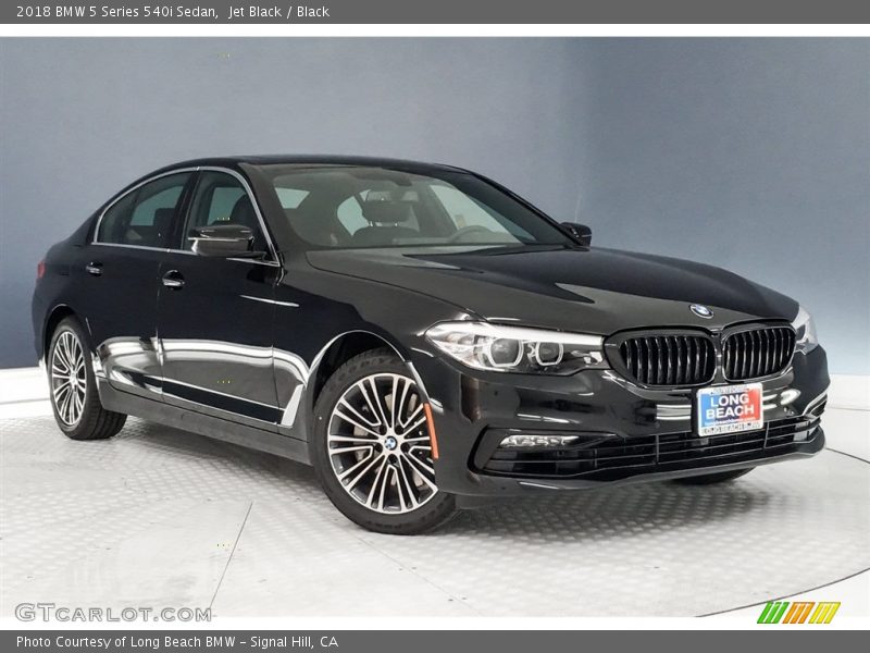 Jet Black / Black 2018 BMW 5 Series 540i Sedan