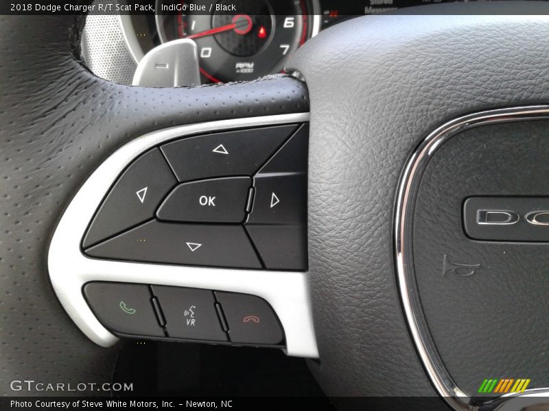 IndiGo Blue / Black 2018 Dodge Charger R/T Scat Pack