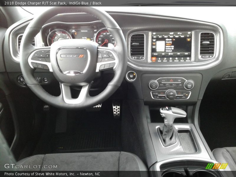 IndiGo Blue / Black 2018 Dodge Charger R/T Scat Pack