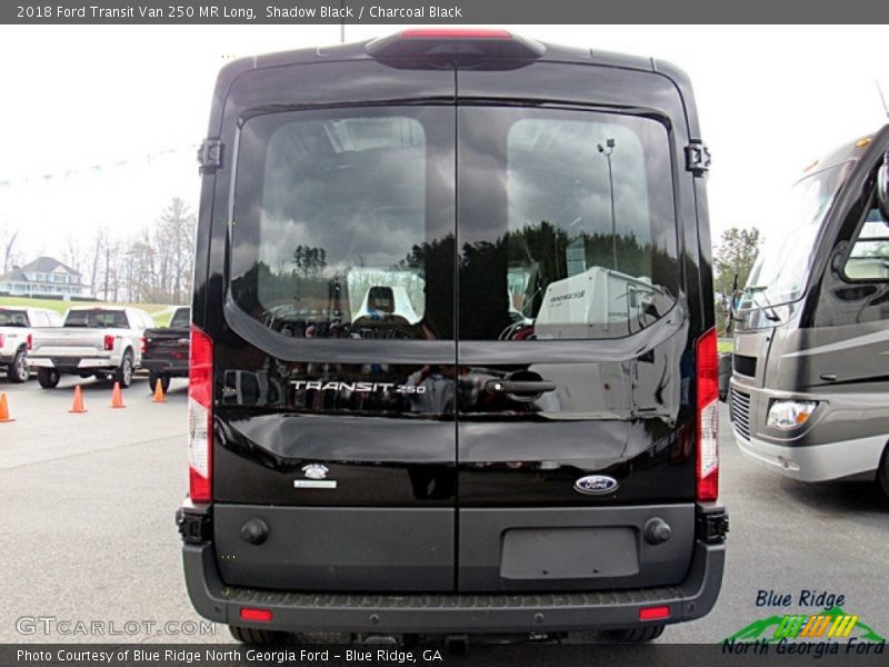 Shadow Black / Charcoal Black 2018 Ford Transit Van 250 MR Long