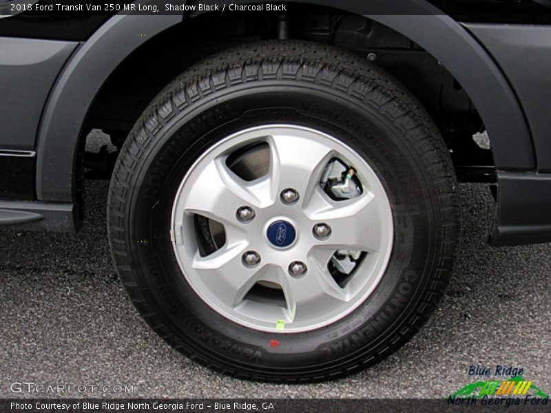 Shadow Black / Charcoal Black 2018 Ford Transit Van 250 MR Long