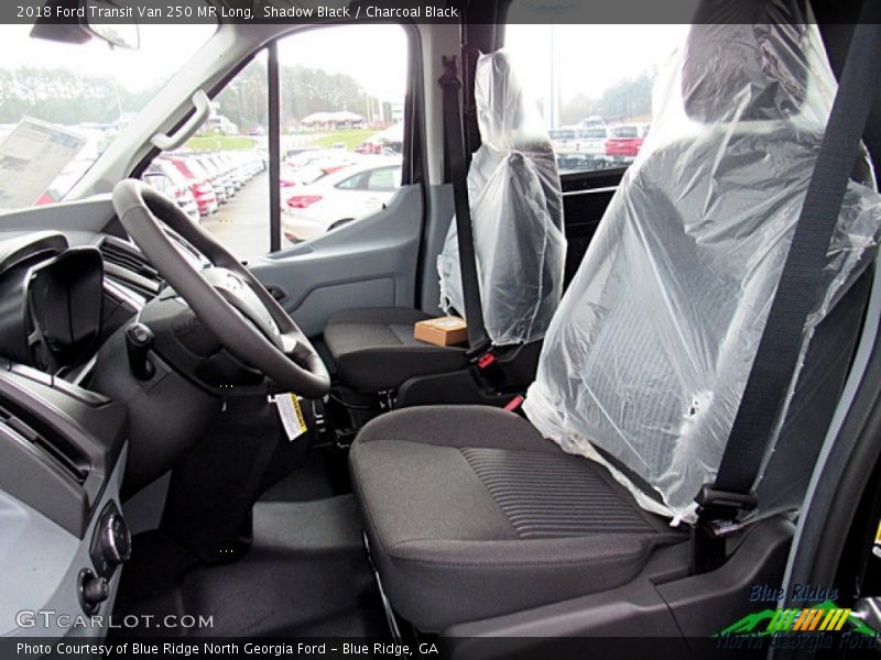 Shadow Black / Charcoal Black 2018 Ford Transit Van 250 MR Long