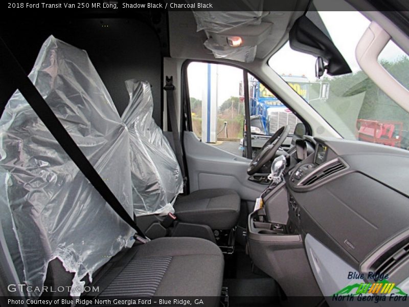 Shadow Black / Charcoal Black 2018 Ford Transit Van 250 MR Long