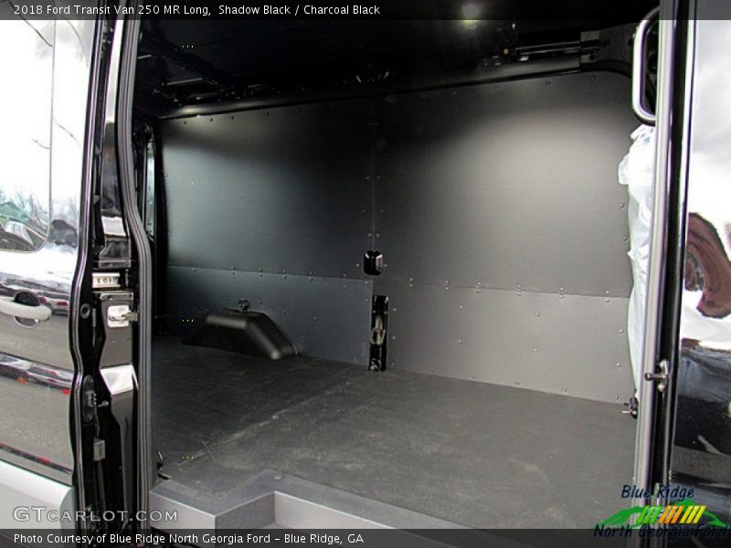 Shadow Black / Charcoal Black 2018 Ford Transit Van 250 MR Long