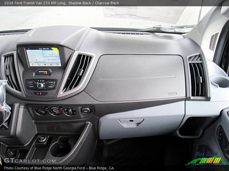 Shadow Black / Charcoal Black 2018 Ford Transit Van 250 MR Long