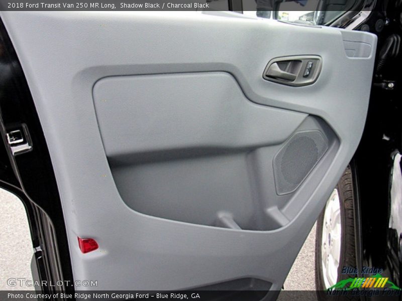Shadow Black / Charcoal Black 2018 Ford Transit Van 250 MR Long