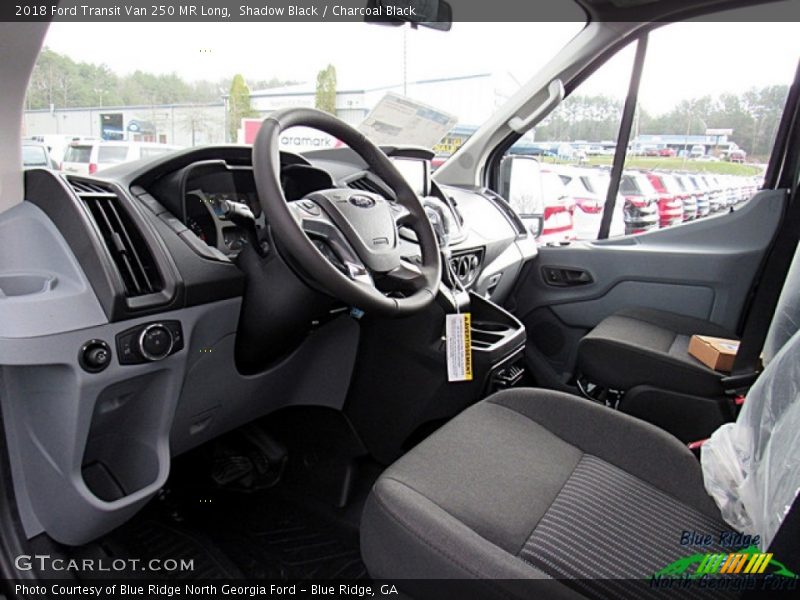 Shadow Black / Charcoal Black 2018 Ford Transit Van 250 MR Long