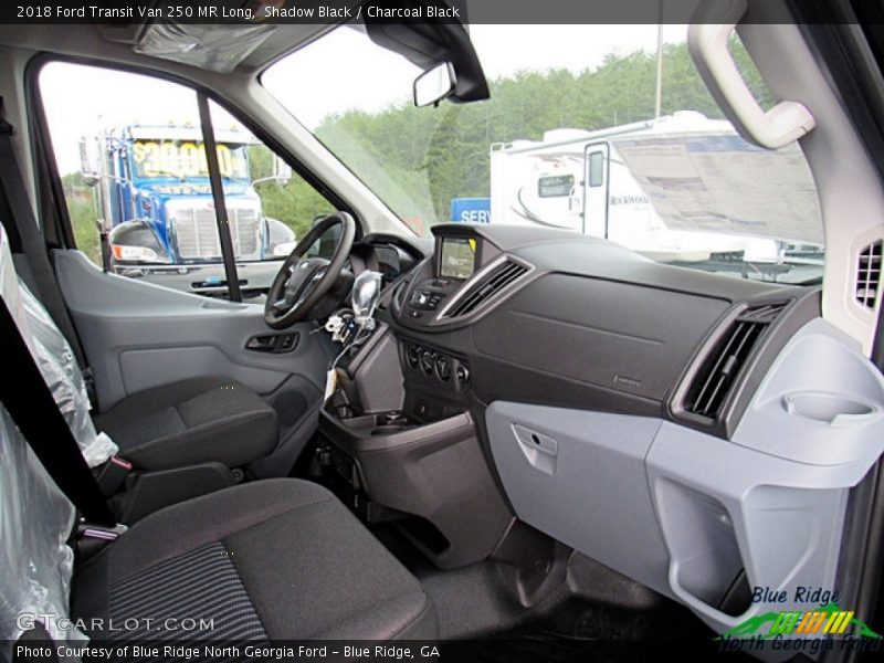 Shadow Black / Charcoal Black 2018 Ford Transit Van 250 MR Long