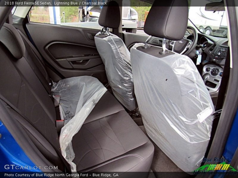 Lightning Blue / Charcoal Black 2018 Ford Fiesta SE Sedan