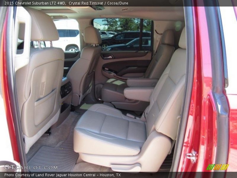 Crystal Red Tintcoat / Cocoa/Dune 2015 Chevrolet Suburban LTZ 4WD