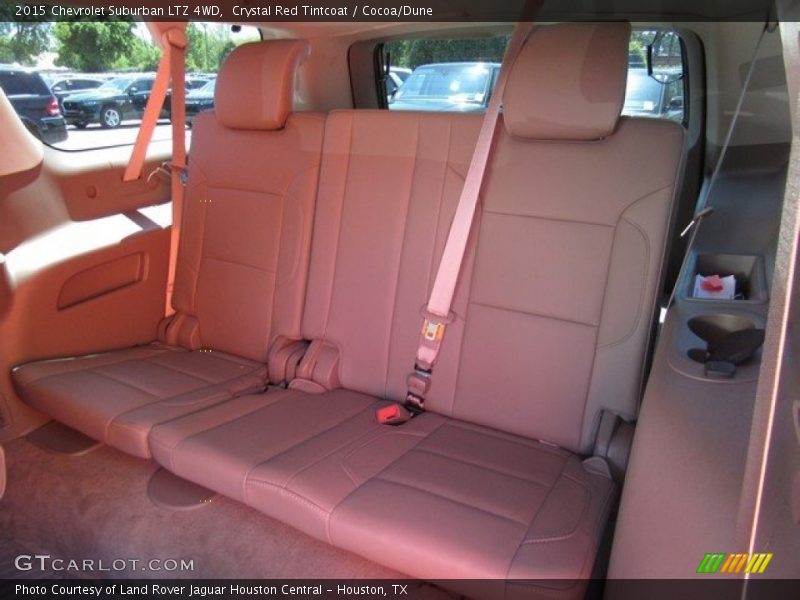 Crystal Red Tintcoat / Cocoa/Dune 2015 Chevrolet Suburban LTZ 4WD