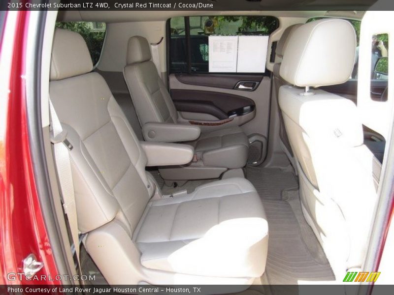 Crystal Red Tintcoat / Cocoa/Dune 2015 Chevrolet Suburban LTZ 4WD