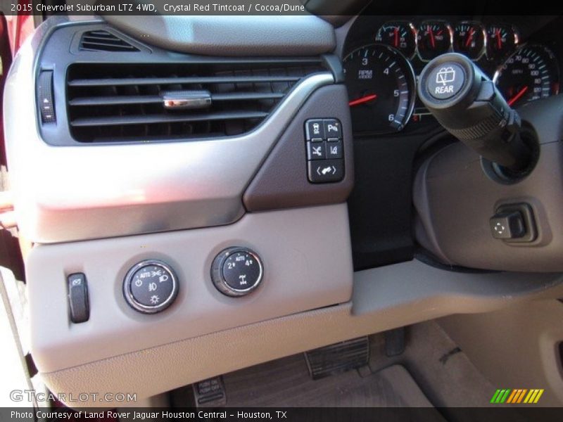 Crystal Red Tintcoat / Cocoa/Dune 2015 Chevrolet Suburban LTZ 4WD
