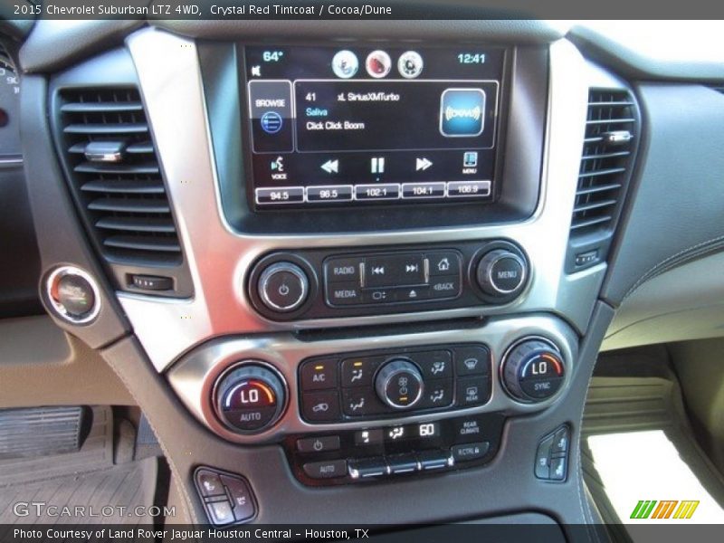 Crystal Red Tintcoat / Cocoa/Dune 2015 Chevrolet Suburban LTZ 4WD