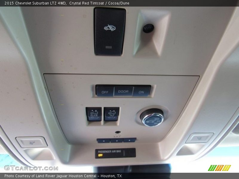 Crystal Red Tintcoat / Cocoa/Dune 2015 Chevrolet Suburban LTZ 4WD