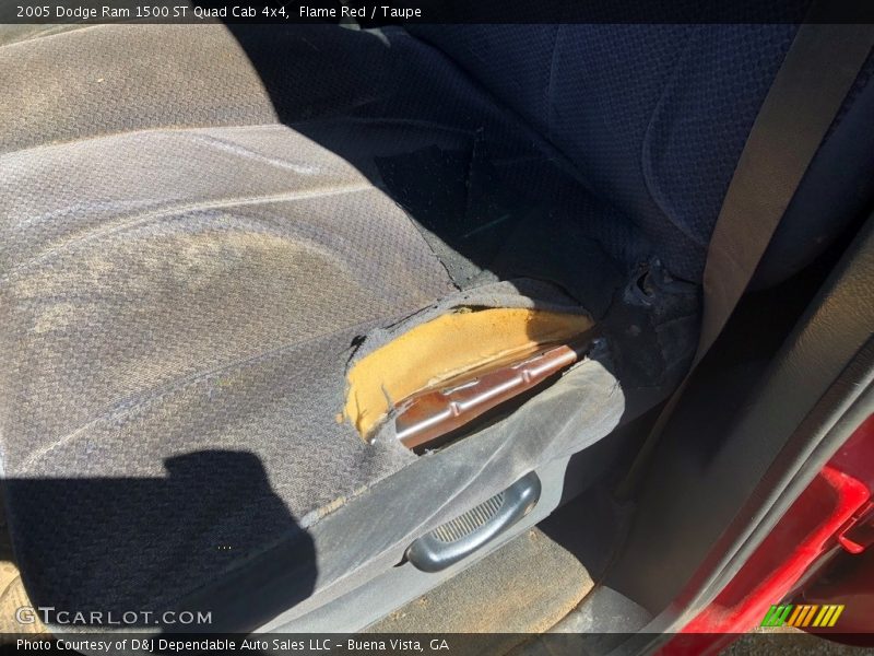 Flame Red / Taupe 2005 Dodge Ram 1500 ST Quad Cab 4x4