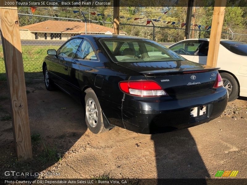 Black Sand Pearl / Charcoal 2000 Toyota Solara SE Coupe