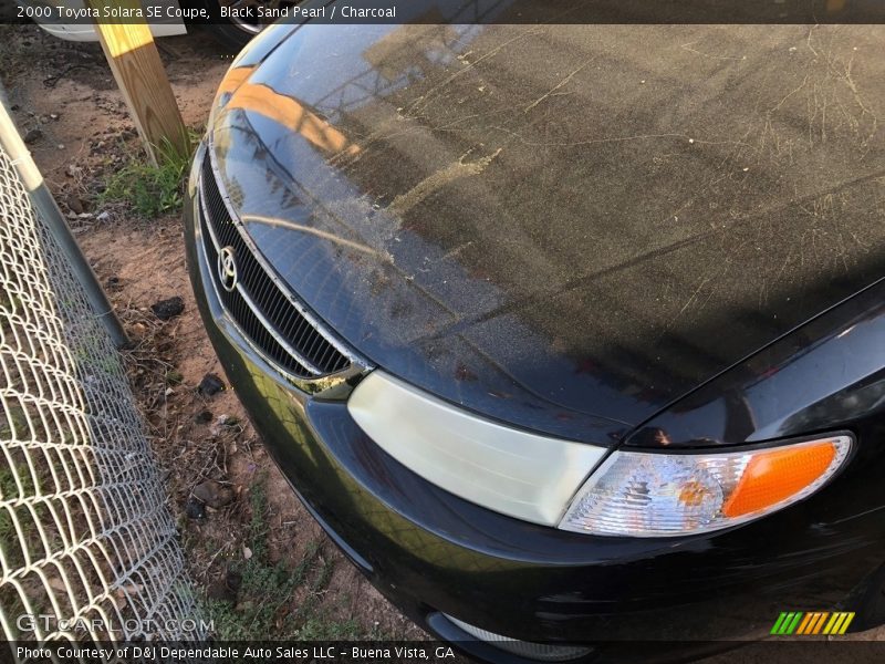 Black Sand Pearl / Charcoal 2000 Toyota Solara SE Coupe