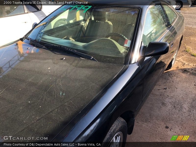 Black Sand Pearl / Charcoal 2000 Toyota Solara SE Coupe