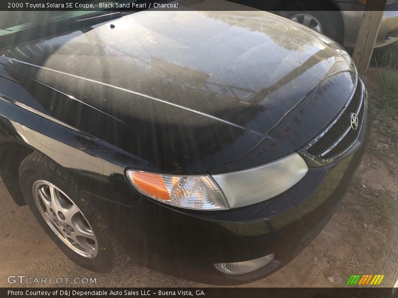 Black Sand Pearl / Charcoal 2000 Toyota Solara SE Coupe