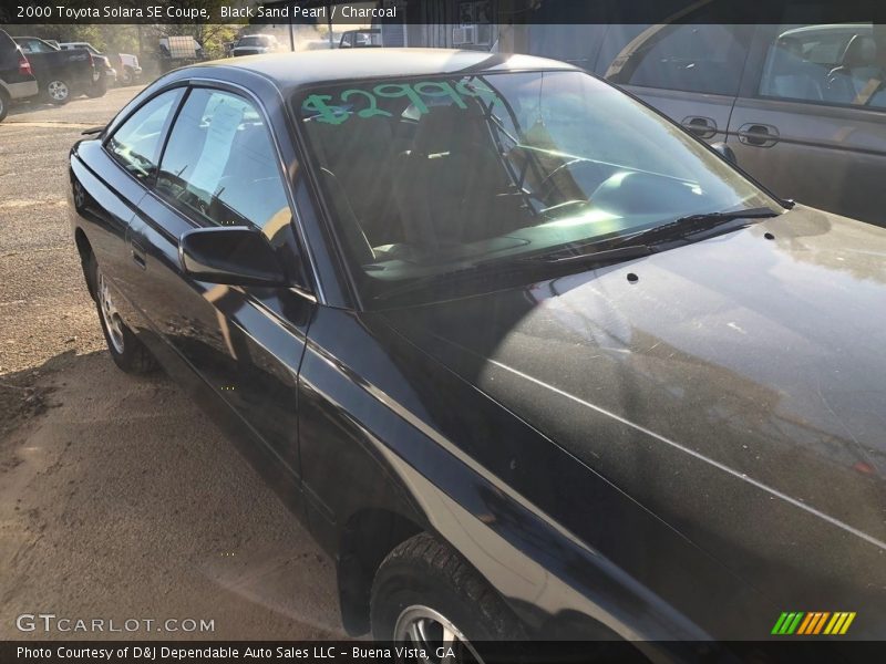 Black Sand Pearl / Charcoal 2000 Toyota Solara SE Coupe