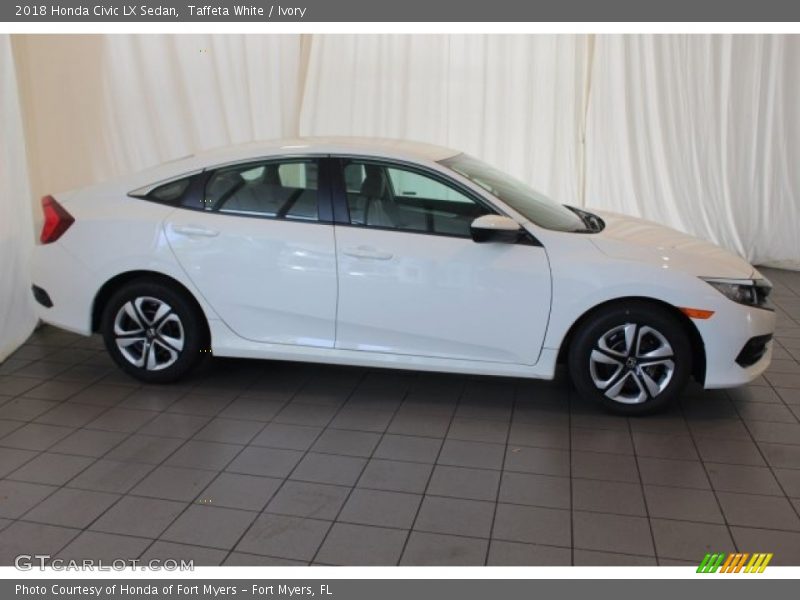 Taffeta White / Ivory 2018 Honda Civic LX Sedan