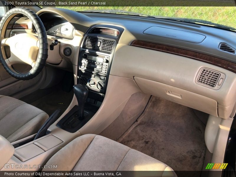 Black Sand Pearl / Charcoal 2000 Toyota Solara SE Coupe