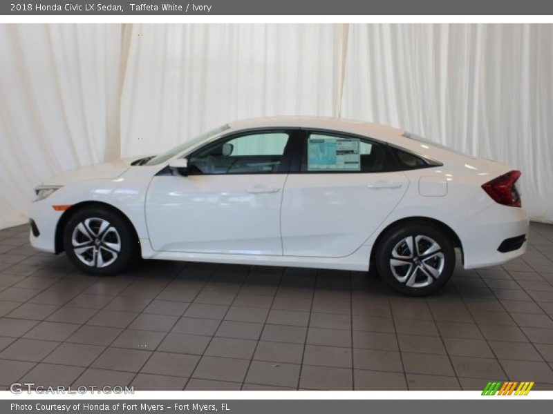 Taffeta White / Ivory 2018 Honda Civic LX Sedan