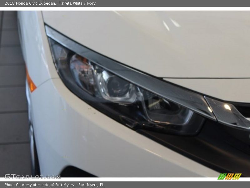 Taffeta White / Ivory 2018 Honda Civic LX Sedan