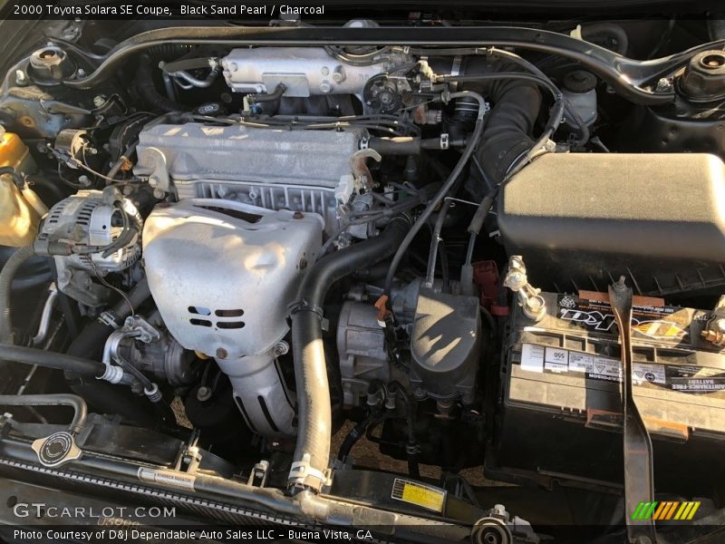 Black Sand Pearl / Charcoal 2000 Toyota Solara SE Coupe