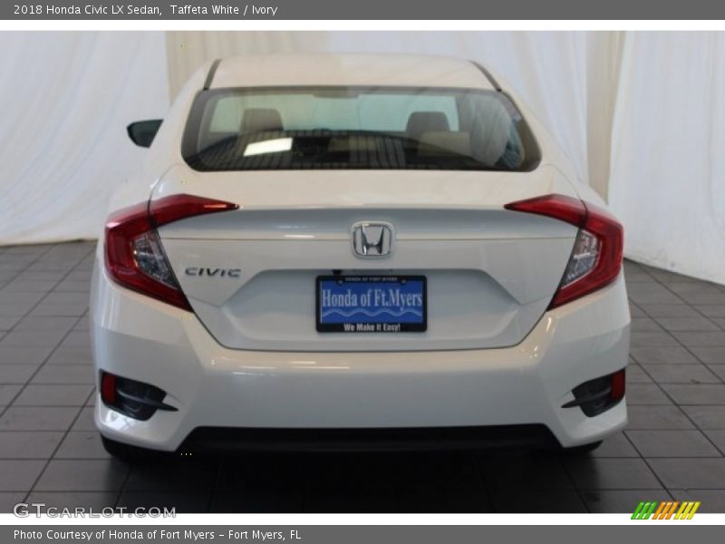 Taffeta White / Ivory 2018 Honda Civic LX Sedan