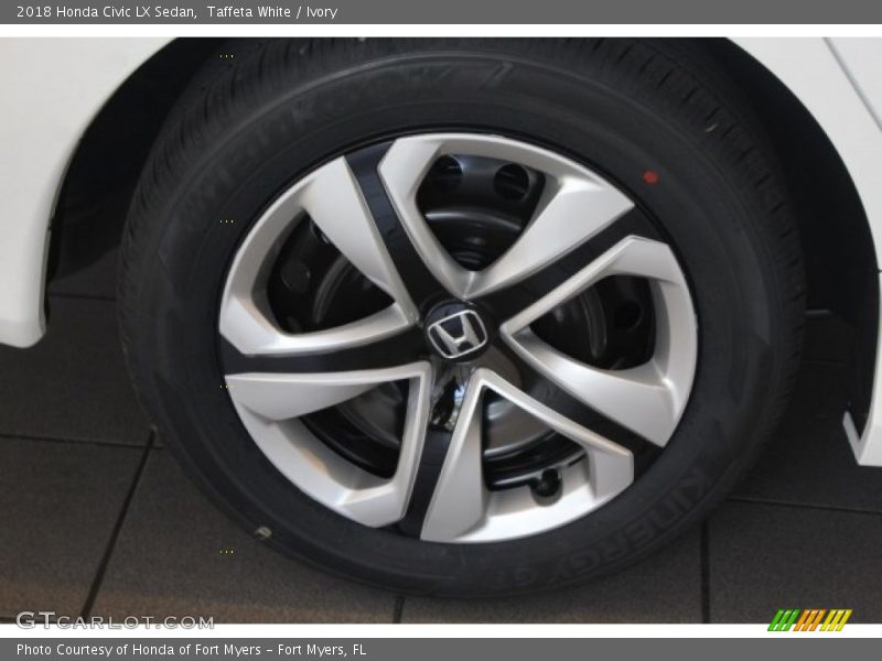 Taffeta White / Ivory 2018 Honda Civic LX Sedan