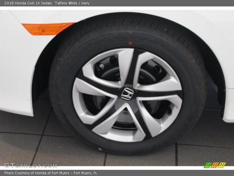 Taffeta White / Ivory 2018 Honda Civic LX Sedan