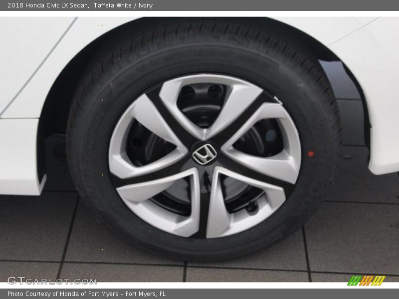 Taffeta White / Ivory 2018 Honda Civic LX Sedan