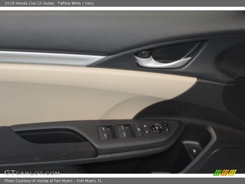 Taffeta White / Ivory 2018 Honda Civic LX Sedan