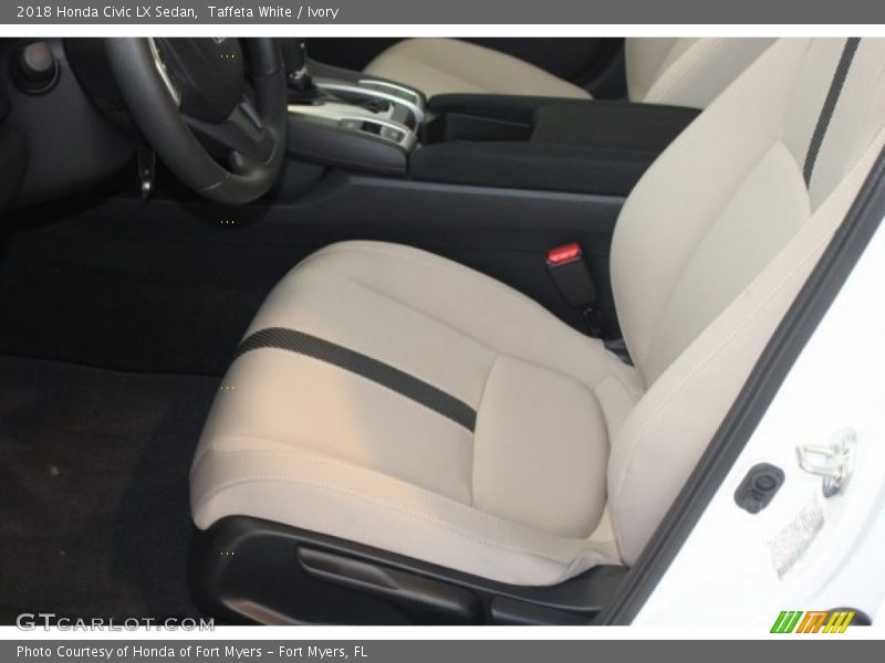 Taffeta White / Ivory 2018 Honda Civic LX Sedan