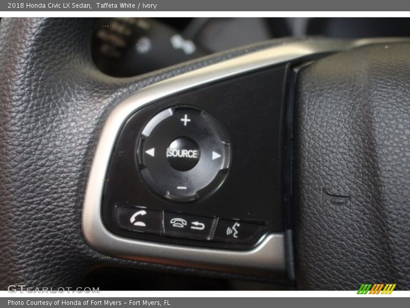 Taffeta White / Ivory 2018 Honda Civic LX Sedan
