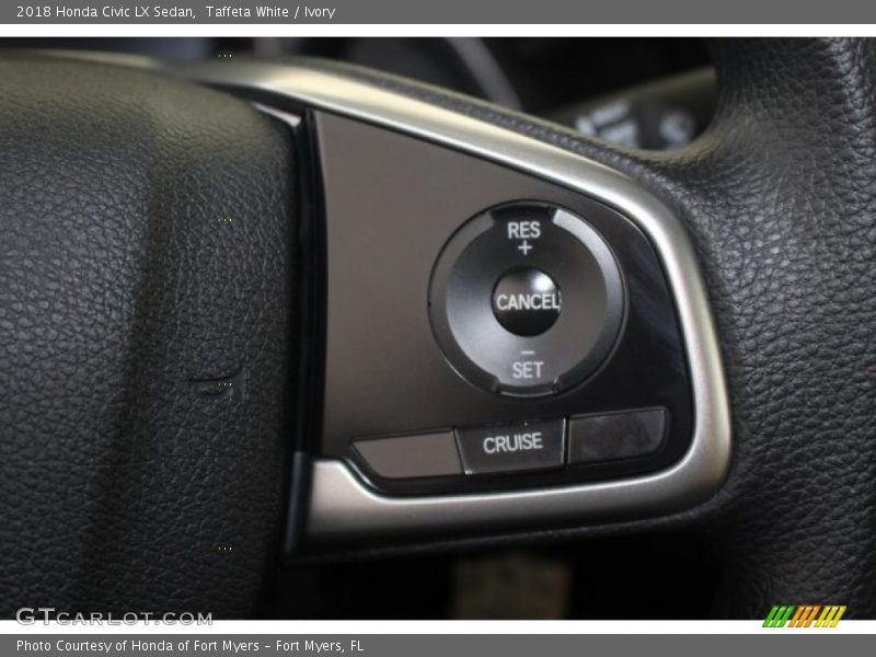 Taffeta White / Ivory 2018 Honda Civic LX Sedan