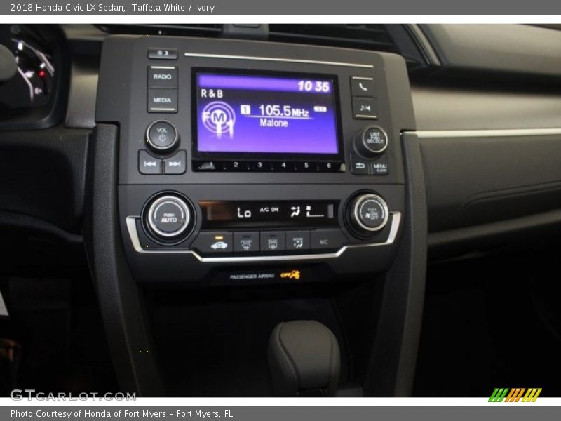 Taffeta White / Ivory 2018 Honda Civic LX Sedan