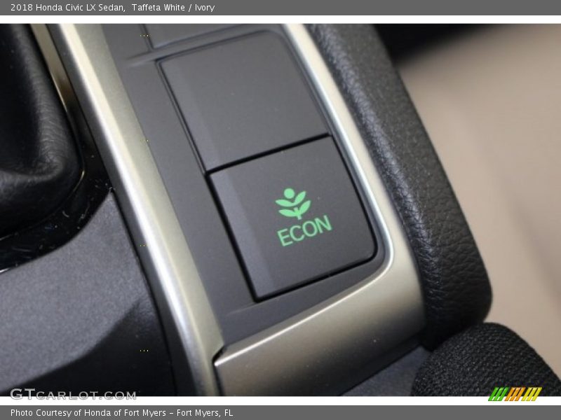 Taffeta White / Ivory 2018 Honda Civic LX Sedan