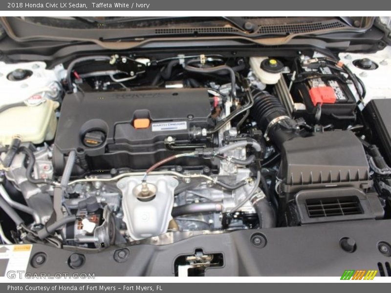 Taffeta White / Ivory 2018 Honda Civic LX Sedan