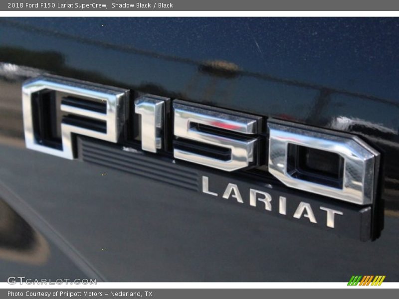 Shadow Black / Black 2018 Ford F150 Lariat SuperCrew